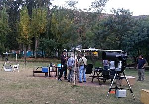 Preparativos para la observación